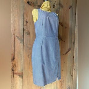 Beautiful blue and white pinstripe, banana republic, dress size 8